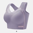 thumbnail image 1 of Wirefree Sports Bra for Plus Size Women, Full Coverage with Side Support & Back Smoothing Design, High Impact Support for Running, Gym & Yoga. Silver 44, 1 of 3