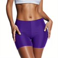 thumbnail image 6 of EliteGoogv Swimsuit Bottoms For Women Plus Size High Waist Ruched Swim Briefs Summer Beach Pool Vacation Swimwear Purple, 6 of 6