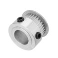 thumbnail image 3 of 30 Teeth 12mm Bore 7mm Belt Timing Idler Pulley Synchronous Wheel Silver Tone, 3 of 7