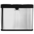thumbnail image 4 of Elama 3 Section 15 Liter/4 Gallon Each Section Trash and Recycling Step Bin, 4 of 8
