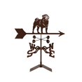thumbnail image 3 of EZ Vane Pug Dog Weathervane — Post Mount, Wind Cups, Antique Copper Finish, Steel with Durable Triple Powder Coating, Handcrafted in USA, 3 of 7