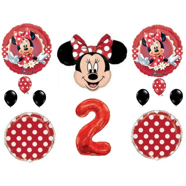 Favors & Party Bag Fillers Home & Garden Greeting Cards & Party Supply 20  Red Minnie Mouse Disney #2 Birthday Party Water Bottle Wrappers Party Favors