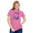 thumbnail image 4 of Love Pink Ribbon Breast Cancer Aware Women's Plus Size Graphic Tee Brisco Brands 2X, 4 of 5