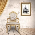 thumbnail image 3 of Marshall, Laura 13x18 Gold Ornate Wood Framed with Double Matting Museum Art Print Titled - Eiffel up Close, 3 of 4