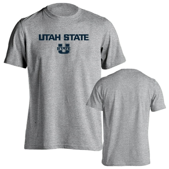 Utah State University Aggies Classic Arch with Mascot Short Sleeve T-Shirt