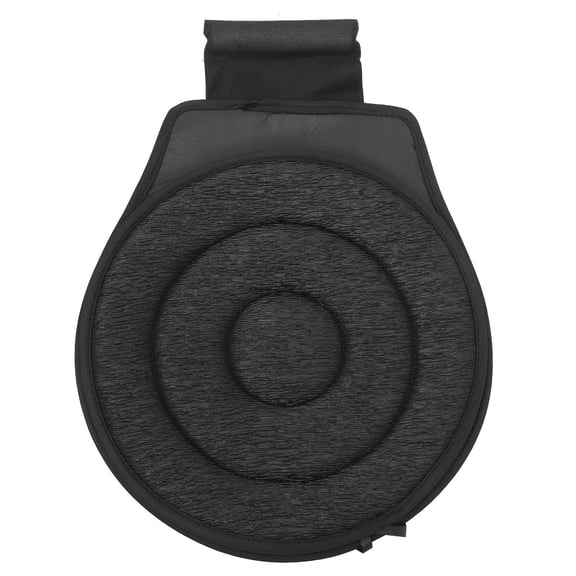 Luxshiny Black Swivel Seat Cushion for Car with Smooth 360-Degree Rotation and Lightweight Breathable Comfort Material