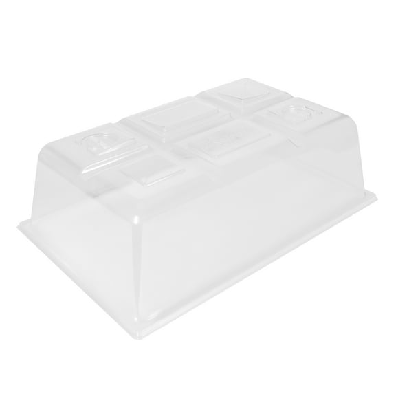 SUNPACK Sundome Plastic Humidity Dome, Clear, 7" - Ideal for Greenhouses or Indoor Growing, Able to Adjust Humidity with Vents