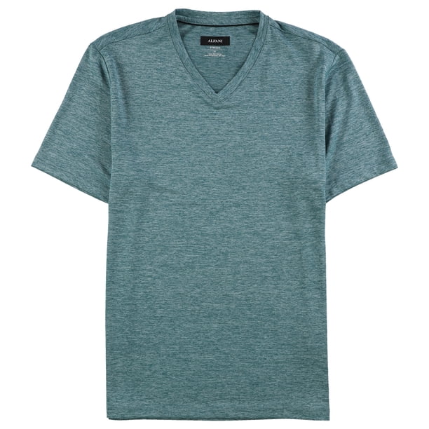 Alfani Playera básica de rendimiento para hombre, verde, pequeña