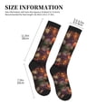 thumbnail image 2 of Lsque Butterfly Sitting on a Flower Pattern Sport Compression Socks for Men & Women 15-20 mmHg Knee High Nurse Pregnant Running Medical and Travel Athletic, 2 of 6