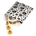 thumbnail image 2 of 100 Bags of our White 5" x 7" Decorative Flat Paper Gift Bags - Paw-Print Pattern on White Bags - for Sales/Treats/Parties Cookies/Gifts., 2 of 7