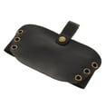 thumbnail image 3 of DYNWAVECA Artificial Leather Motorbike Riding Gear Pad Shoe Boots - Black, as described, 3 of 6