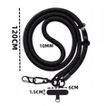 thumbnail image 2 of Colgantes Y Correas Celular Cuerpo Cruzado Ajustable 10mm NEGRO, 2 of 5