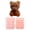 Pink, variant on 4 Cavity Bear Ice Cube Tray Mold,Easy Release Flexible Large Craft Ice Trays,Non-Stick Cute Bear Ice Molds For Juice Ice Tea Beverage,Ice Maker for Freezer,Gifts for Bear Lovers Women Men