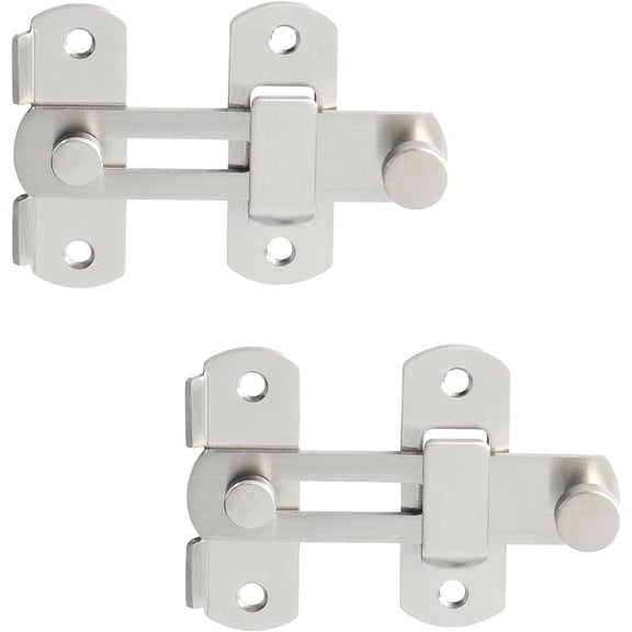 4 inch Flip Latch Gate Latches, Safety Door Lock for Barn Wood Fence Sliding French Doors,Heavy Duty SUS304 Stainless Steel Gate Hardware