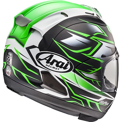 Arai hotsell green helmet