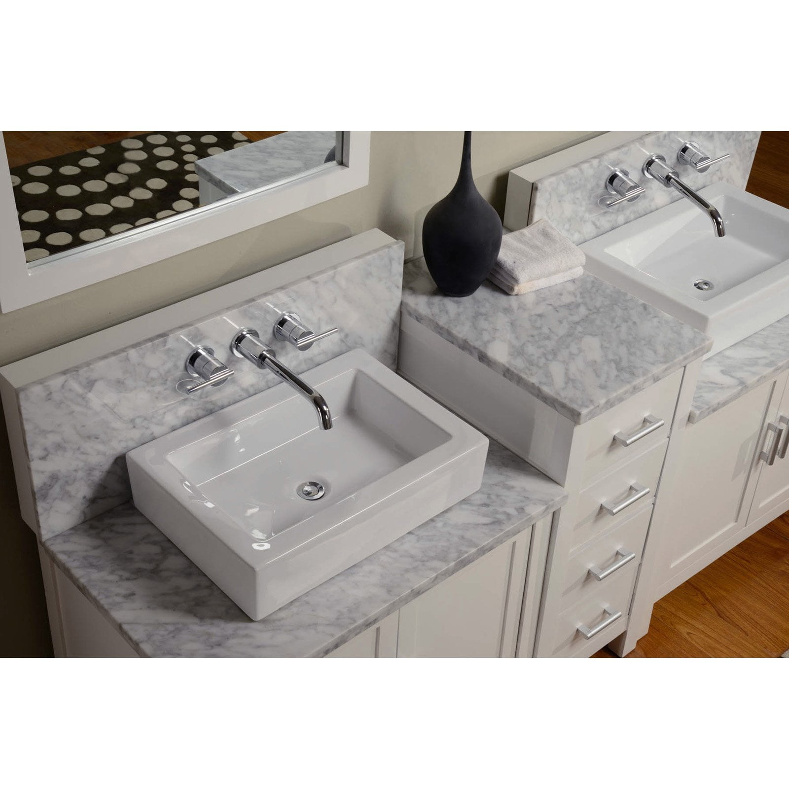 Direct Vanity Sink 7080d1 Wwc Horizon 84 In Double Bathroom Set