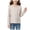 White-31L, variant on Mnyotv Fall Outfits Boys Girls Striped Long Sleeve Thermal Tops Comfortable Winter Clothes for Kids Size 3-4Y