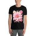 thumbnail image 3 of Men's Graphic TeeFlowers (8) Letter Print T-Shirts Round Neck Short Sleeves Sizes XS-5XL Summer Daily Casual Tops, 3 of 5