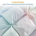 thumbnail image 4 of Bed Pillows Support Soft, Fluffy Luxury Hotel Gel Sleeping Pillows Back Sleepers Rainbow 20"x30", 4 of 8