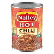 Nalley Hot Chili Con Carne With Beans, 17g Protein Per Serving, 14 oz. Can