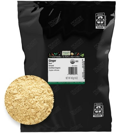 Frontier Co-op Certified Organic Ground Ginger Root, 16 oz