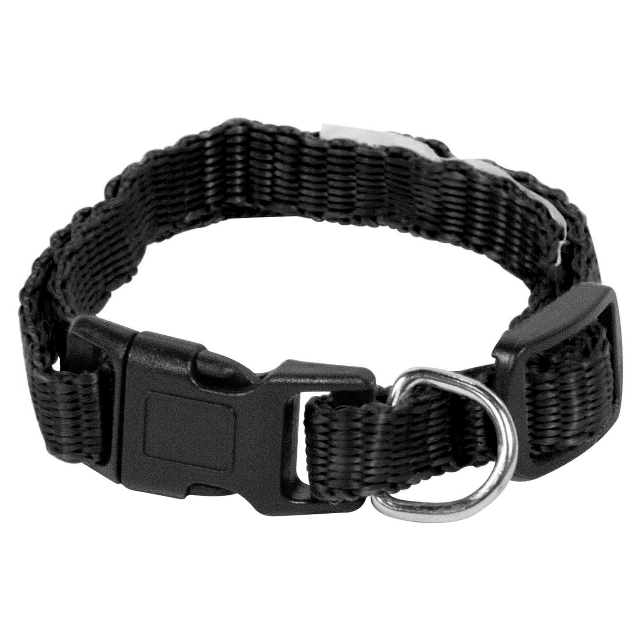 (3 pack) Pet Champion Dog Collar Small Black, 1.0 CT