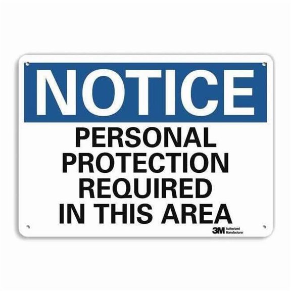 Lyle Notice Sign,10 inx14 in,Aluminum U5-1442-RA_14X10