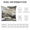 thumbnail image 6 of Acheng Black Gold Marble Throw Pillow Covers Set of 2 Abstract Marble Pillows Cases, Modern Turquoise Pillow Case Covers Soft Cushion Cover Great Gifts for Bed Couch Sofa Living Room Decor White, 6 of 6