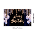 thumbnail image 3 of Decorative Design Happy Birthday Banner Colorful Balloons Birthday Party Backdrop for Birthday Party Indoor Decoration Event Celebration, 3 of 7