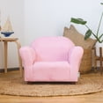 thumbnail image 2 of Sillón infantil Keet individual rosa pastel, estructura de madera, ergonómico, textura suave, en memory foam. Mueble de infancia diseñado para apoyar en el desarrollo de nuestros niños, 2 of 7