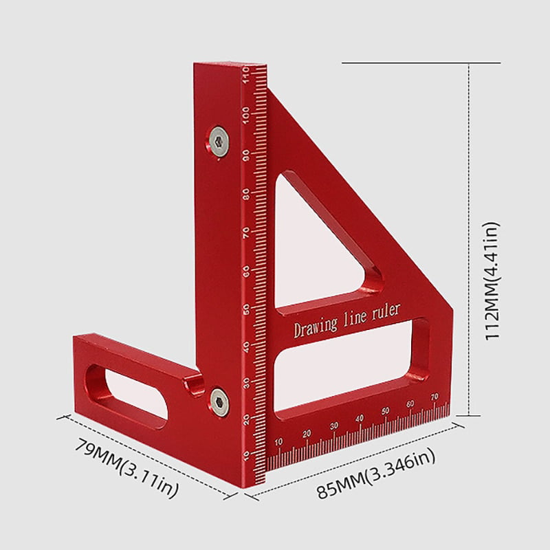 Metal Ruler Sets Stationery Aluminum Alloy - Temu