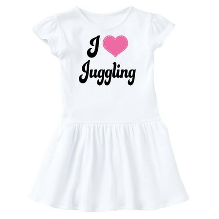 

Inktastic I Love Juggling Gift Toddler Girl Dress