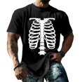 thumbnail image 2 of LWavelet Shirts for Men Graphic Tees Casual Short Sleeve Crew Neck T-Shirt Halloween Outdoor Athletic Workout Tees, 2 of 5