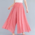 thumbnail image 5 of Babysbule Womens Wide Leg Dancing Pants Fashion Women's Summer Casual Loose Elastic Waist Comfy Trousers Pants, 5 of 8