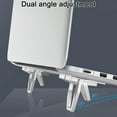 thumbnail image 3 of Mini stand desktop metal ultra-thin heat dissipation folding portable computer stand - style:style4, 3 of 5