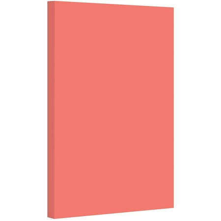 Salmon - Pastel Color Paper 20lb. Size 8.5 X 14 Legal/Menu Size - 50 Per Pack