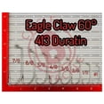 thumbnail image 2 of Eagle Claw 413 60° Heavy Wire O'Shaughnessy Bend Jig Hook Pack of 100 Size 1/0 to 7/0 Sea Guard Finish Eagle Claw 413 60° 5/0 100PK, 2 of 4