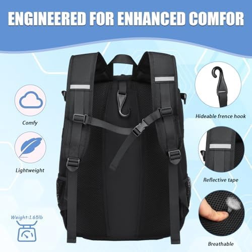 Voylla Youth Baseball Bag, Softball Bag for Girls & Boys, Kids Baseball Backpack with Shoes Compartment, 2026 Upgrade Design, Pro-Grade Storage