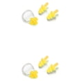 thumbnail image 1 of bedienty Silicone Waterproof Nose Clip Swimming Earplug Portable Ear Protector Yellow 2Set, 1 of 6