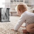 thumbnail image 4 of 3d Pin Art Board Toy - Escultura de juguete de escritorio de gran tamaño para niños adultos 6 x 8 pulgadas (1 pieza de metal plateado negro) TUNC Sencillez, 4 of 5