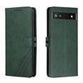 thumbnail image 1 of Compatible for Google Pixel 6A Wallet Case with Card Slots Holder Magnetic Flip Cover, Luxury PU Leather Soft Silicone Shockproof Kickstand Folio Case for Google Pixel 6A,Darkgreen, 1 of 7
