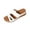 White, variant on Taqqpue Sandals for Women 2026 Dressy Slides Flat Open Toe Comfortable Soft Leather Slip On Ladies Casual Wide Width Cute Trendy Shoes Summer Beach Slippers for Women