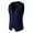 Navy, variant on ZCFZJW Men's Suit Vest Sleeveless Button V Neck Business Formal Dress Waistcoat Vest with 3 Pockets for Suit or Tuxedo Black L