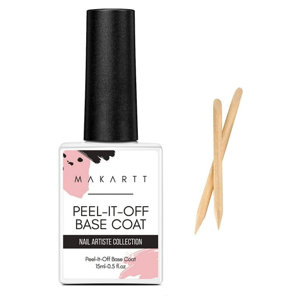 Esmalte de uñas en gel UV Peel Off Base Coat Makartt de 15 ml