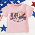thumbnail image 2 of Xudanell Kids Toddler Little Girls 250 Years Anniversary USA Shirt 250th Birthday 4th of July T-Shirt Patriotic Top (Red, 6-7 Years), 2 of 5