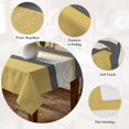 thumbnail image 5 of Yellow Morocco Table Cloth Waterproof Tablecloths, Geometric Grey Stripes Modern Tablecloth Dining Table Cover for Kitchen Party Tabletop Outdoor, Rectangle Tablecloth 54x108 Inch, 5 of 9