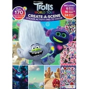 TROLLS CREATE A SCENE STICKER ACTIVITY BOOK