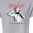 thumbnail image 3 of Marilyn Monroe - Legend - Juniors Cropped Graphic T-Shirt, 3 of 5