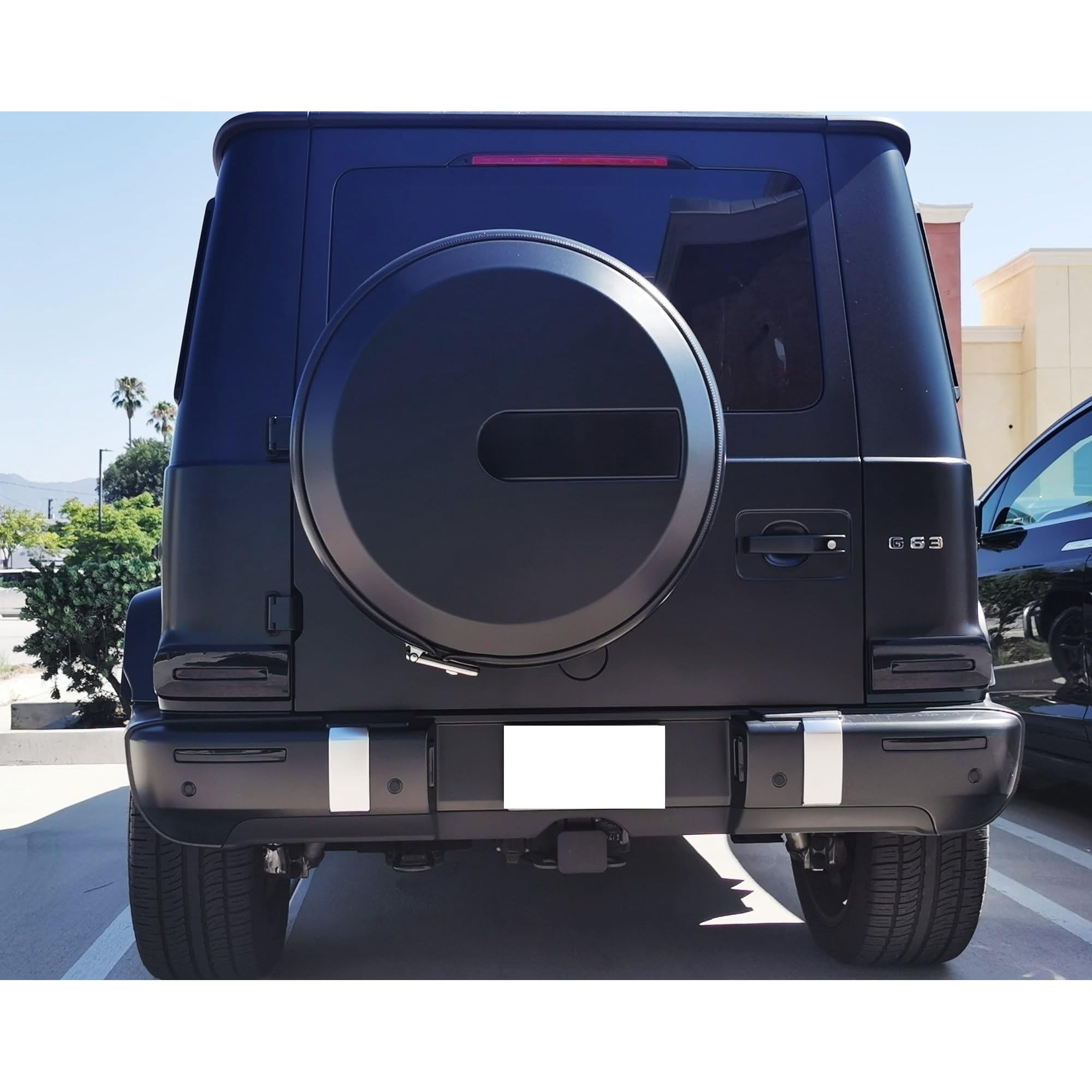 Gloss Black Rear Tail Lamp Add-On Cover Lenses For Mercedes 2019-up W463A G-Class G500 G550 G63 AMG, Fit Over OEM Red Covers