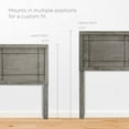 thumbnail image 4 of Headboard, Twin Size, Wood, Grey Gray, Modern Contemporary Urban Design, Bedroom Master Guest Suite, 4 of 9